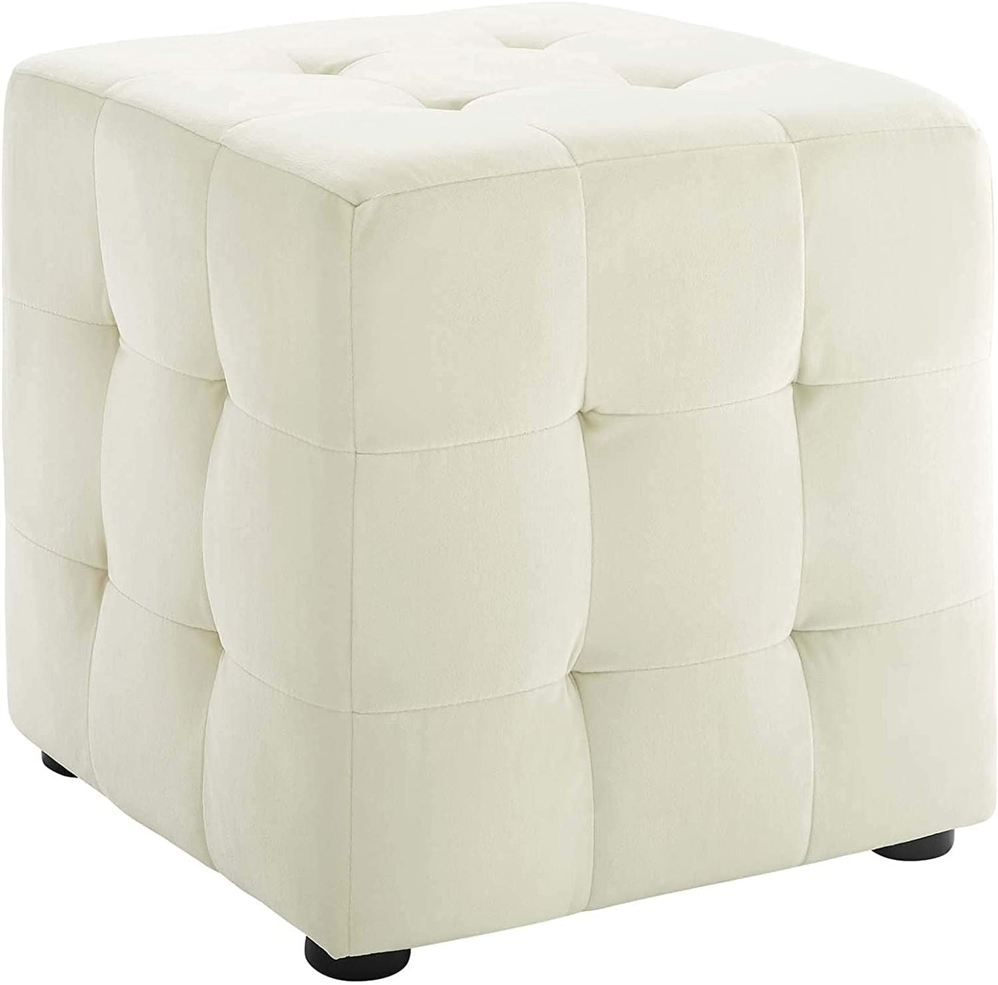 Ashoka Woods Ottoman | Sofa | Pouffes Stool (Navy)