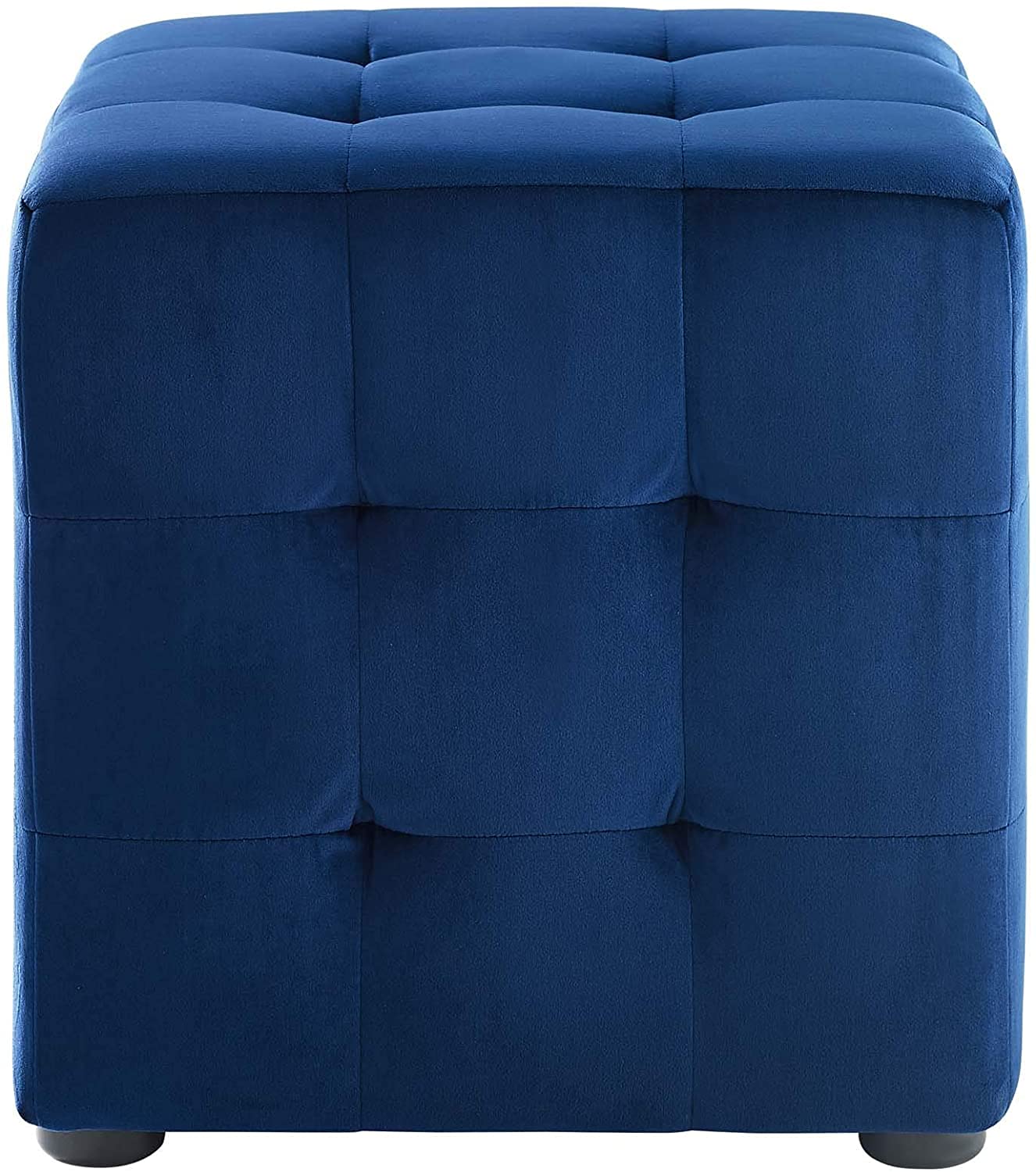 Ashoka Woods Ottoman | Sofa | Pouffes Stool (Navy)