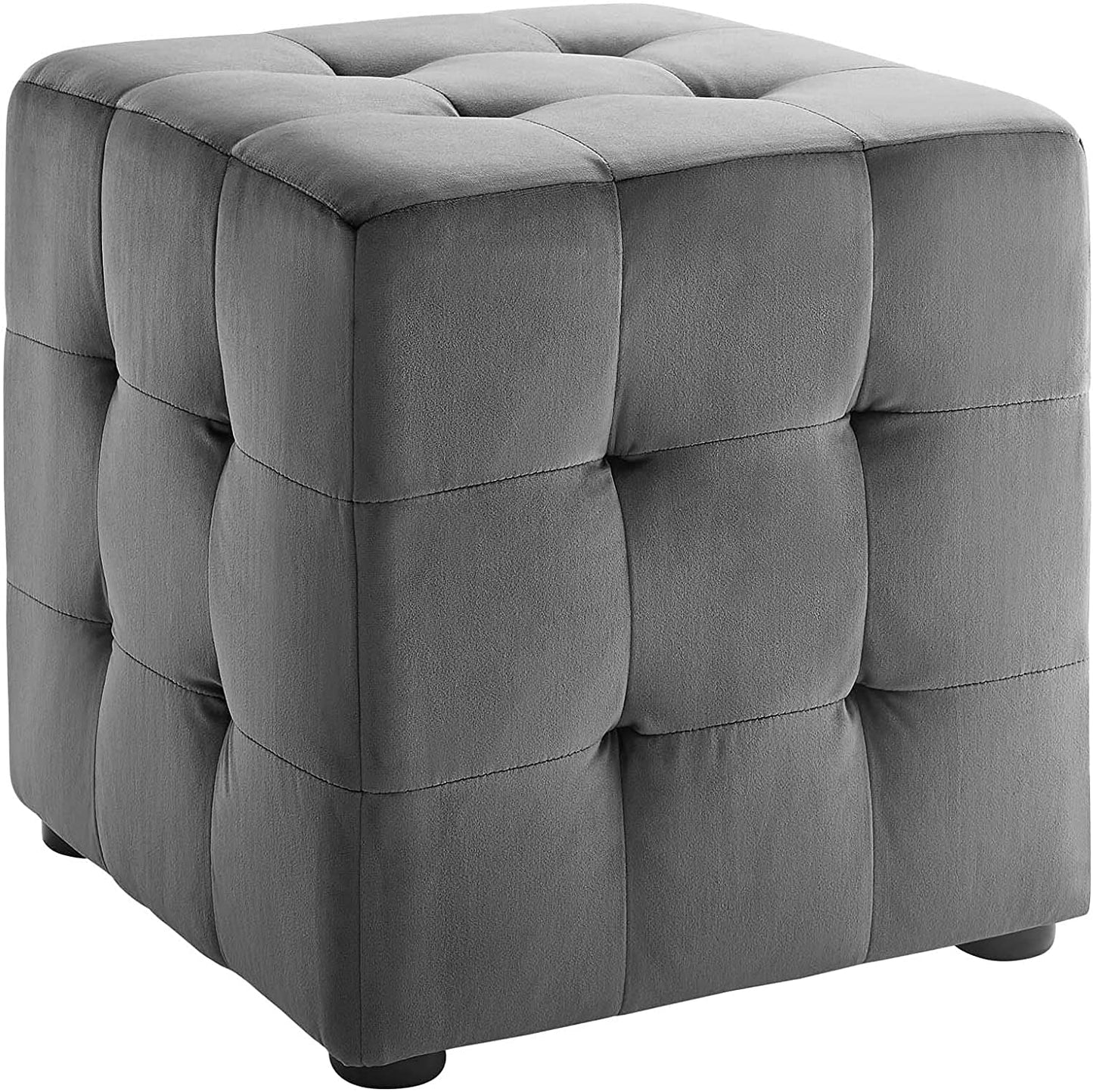 Ashoka Woods Ottoman | Sofa | Pouffes Stool (Navy)